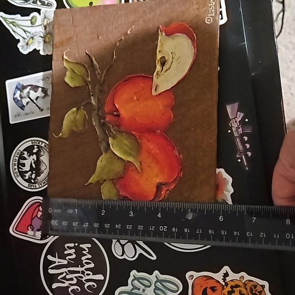 Vintage Aesthetic small handmade apple art - Picture 4 of 4